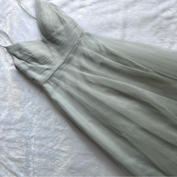 Jenny Yoo Dresses & Skirts - Jenny Yoo Collection Brielle Bridesmaid Gown Ruched Tulle Dress Midnight Mist